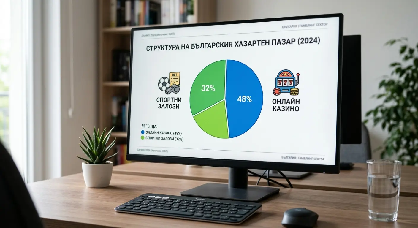 Хазартен пазар в България — структура онлайн казино и спортни залози