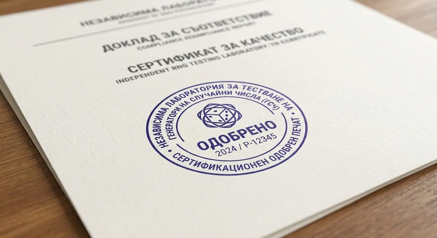 Сертификация на RNG — независима лаборатория проверява системата